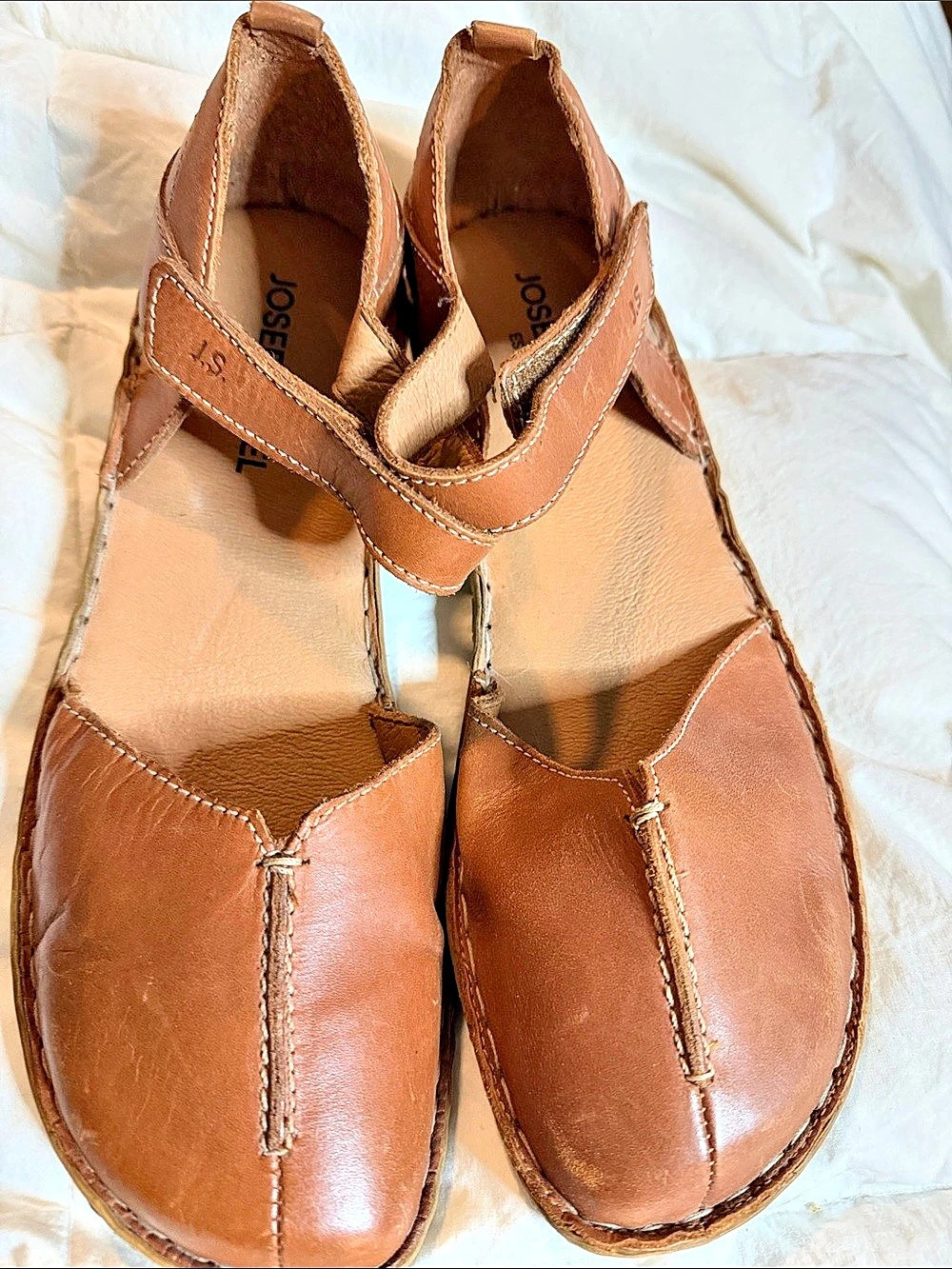 Josef Seibel Tonga 54 / 275549 Leather Floral Sandals, EU 41